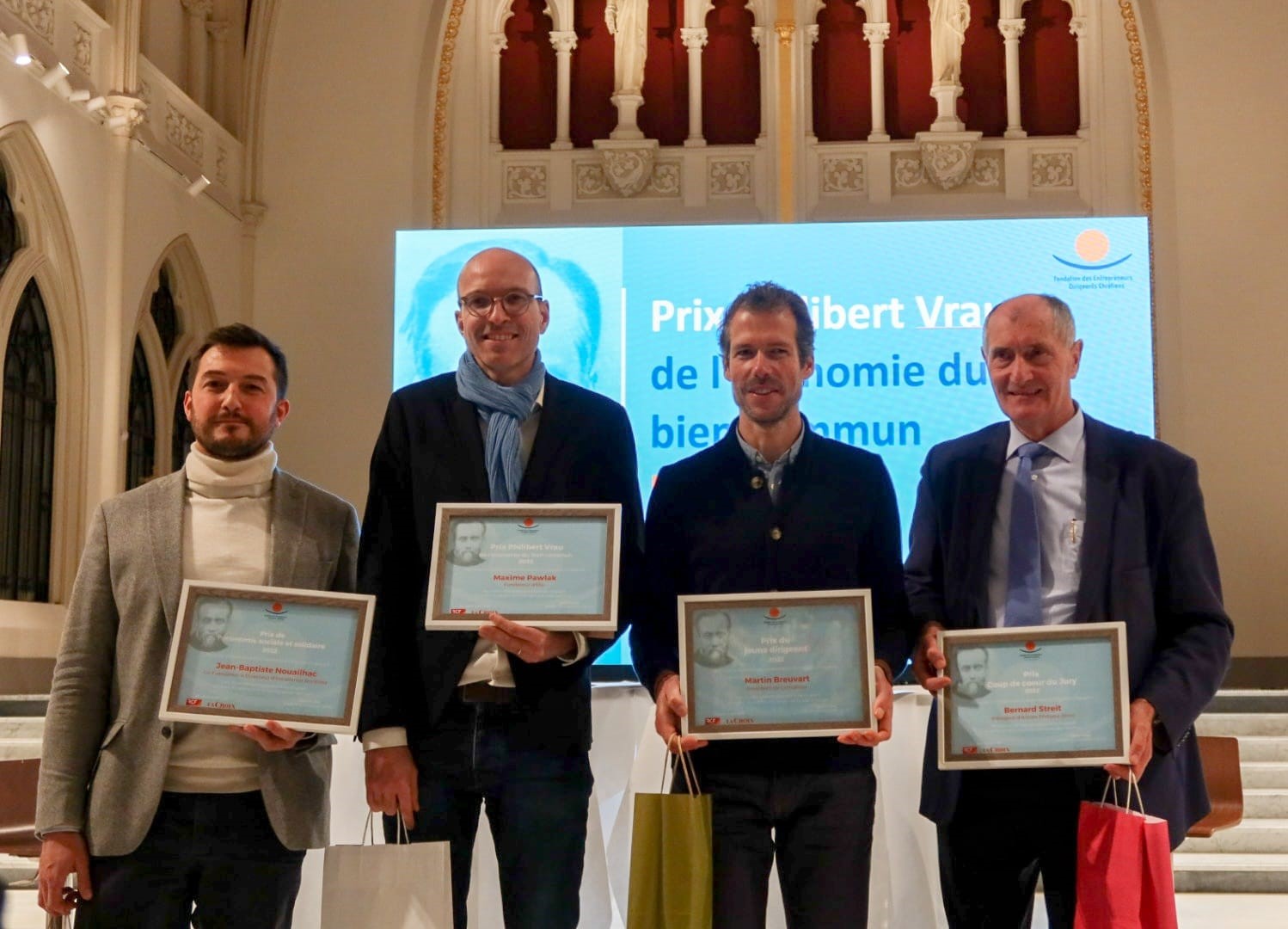 Quatre entrepreneurs au parcours singulier récompensés lors de la 9e